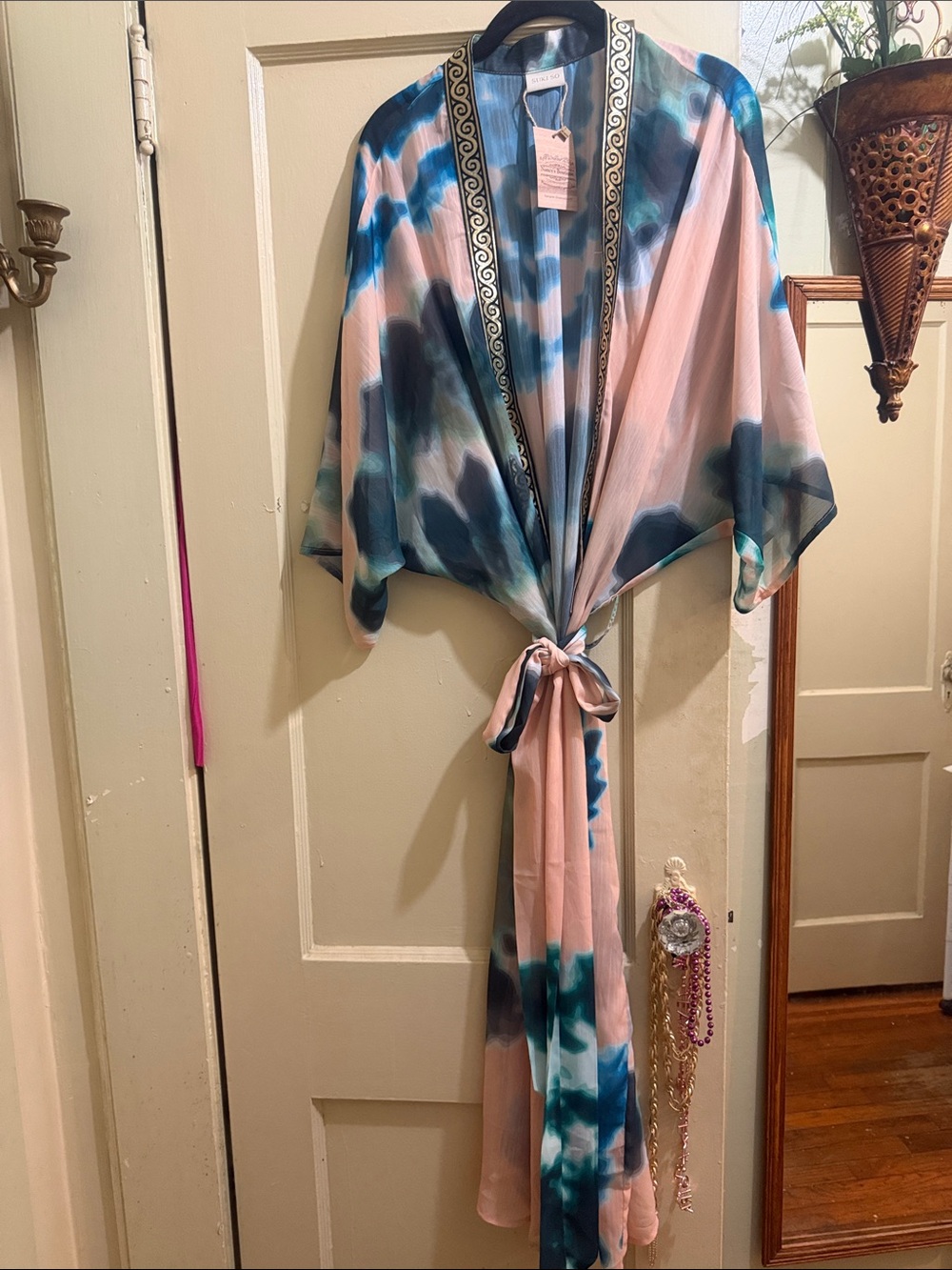 Kimono One Size Contrast Trim - Picture 4 of 6